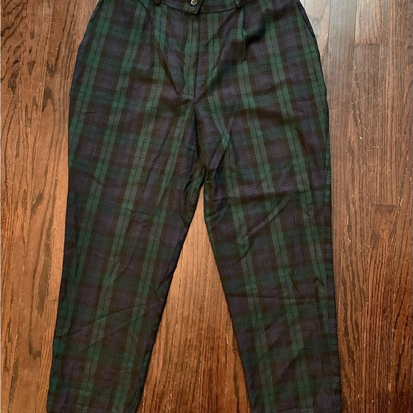 LTT Dark Plaid Trousers - Picture 2 of 4